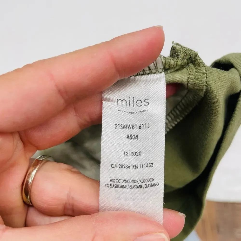 NWT Miles 6Y Sage Sleeveless Dress